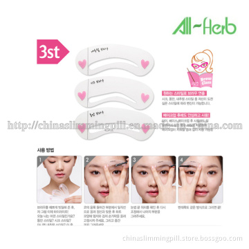 South Korea's Popular Eyebrow Stencisl Set Make Makeup Assist Tools/Thrush Card/Eyebrow Shaping Beauty Make up Tools